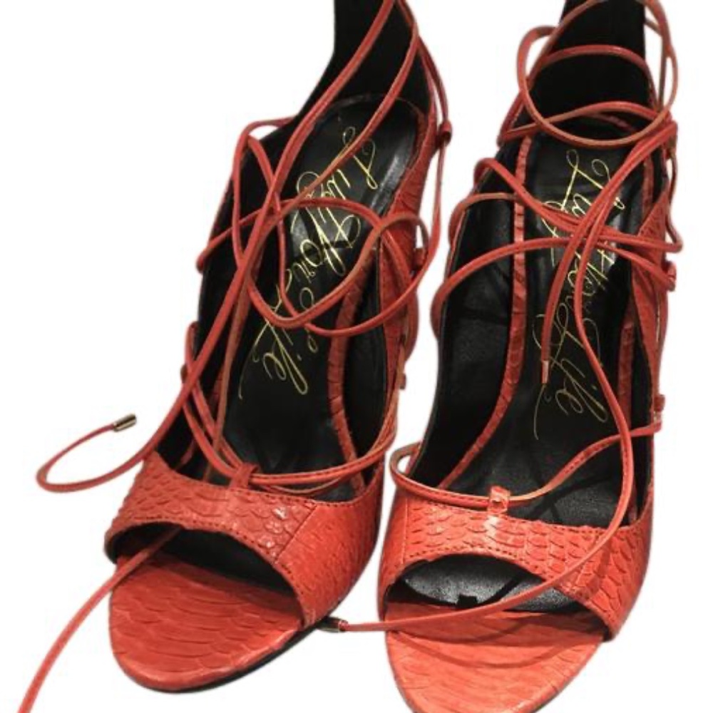 Lust For Life Tangerine Orange Pumps